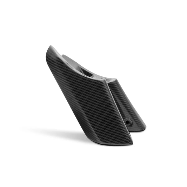 2023-2026 C8 Corvette Z06 Gloss Carbon Fiber Z07 Wing Riser (Pair)