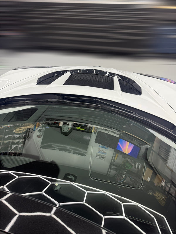 OEM Functional C8 ZR1 Hood With All Hardware and Ducts