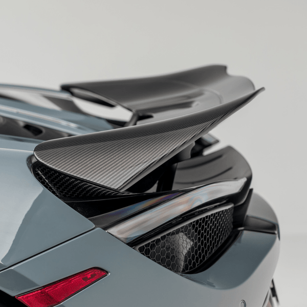 McLaren 720S Silverstone Edition Aero Active Wing Blade Carbon Fiber PP 2x2 Glossy