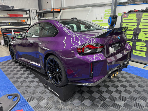 2023+ BMW G87 M2 Dry Carbon Fiber Rear Trunk Lip Spoiler Wing CT Style