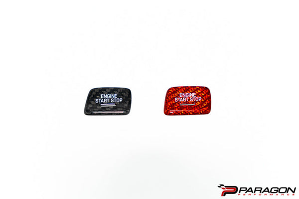 Paragon Performance C7 Corvette Engine Start / Stop Button Overlay - Carbon Fiber