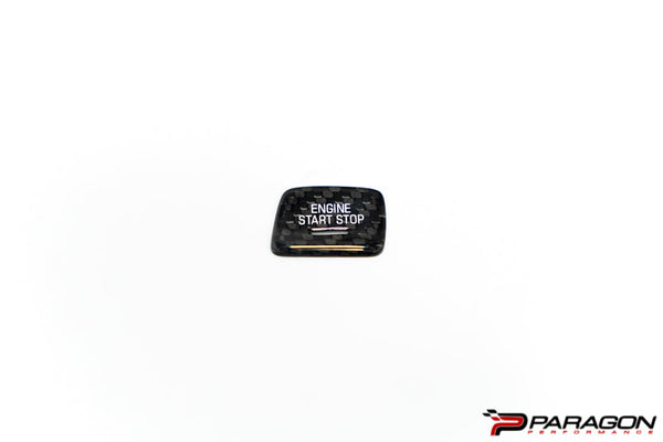 Paragon Performance C7 Corvette Engine Start / Stop Button Overlay - Carbon Fiber