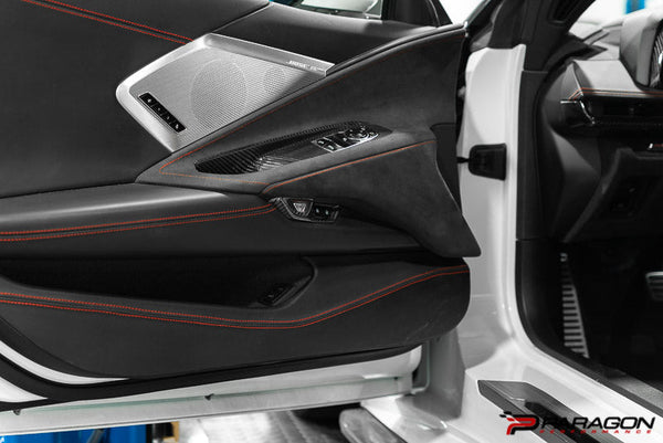 CCS C8 Corvette Carbon Fiber Lock Trim Overlay