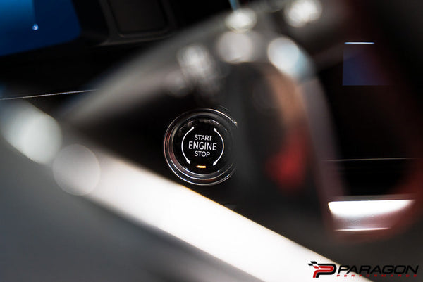 Paragon Performance C8 Corvette Engine Start / Stop Button Overlay - Carbon Fiber