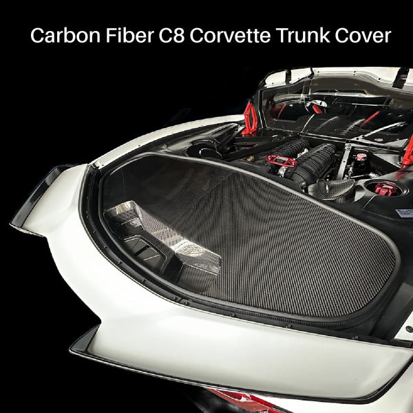 C8RallyDriver Corvette Carbon Fiber Trunk Cover