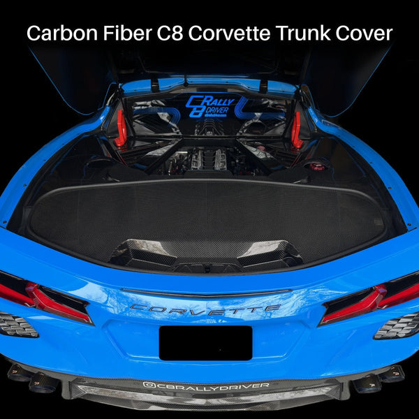 C8RallyDriver Corvette Carbon Fiber Trunk Cover