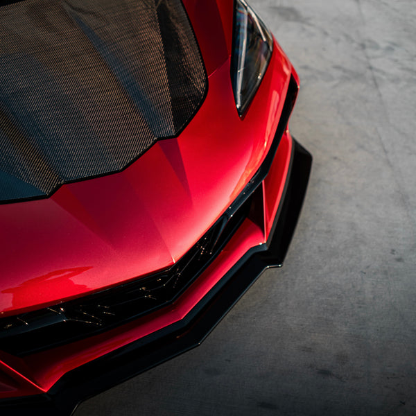 2020-2024 Corvette C8 Stingray Z06 Track Package 15pcs Full Conversion Front Bumper Body Kit