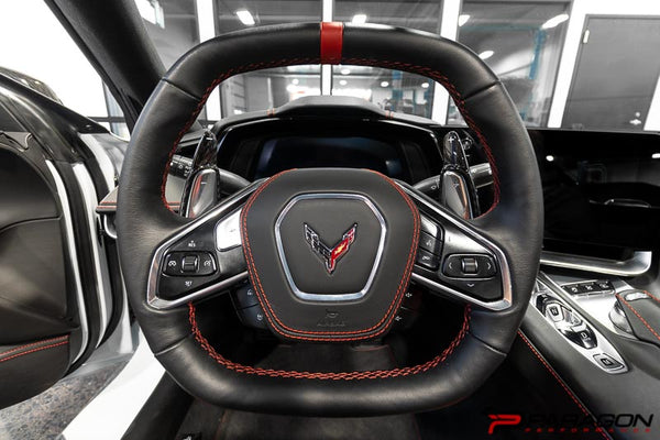 CCS C8 Corvette Carbon Fiber Paddle Shifter Extenders