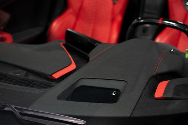 Carbon Fiber Hud Dashboard Cover - Center