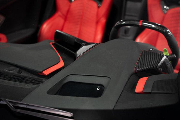 Carbon Fiber Dashboard Instrument HUD Covers - Sides