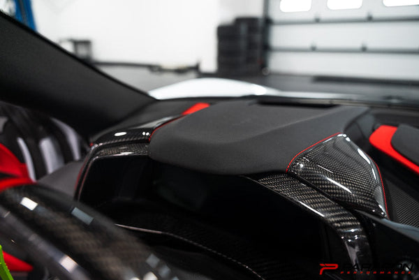 CCS Carbon Fiber Dashboard Instrument HUD Covers - Sides