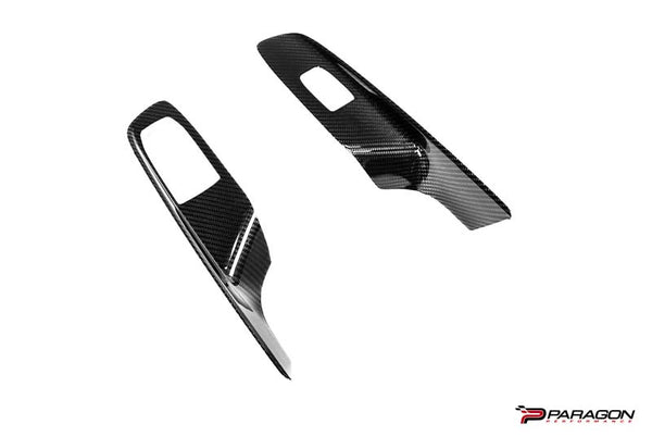 CCS C8 Corvette Carbon Fiber Window Switch Covers - COUPE