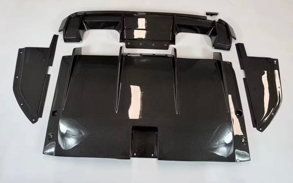 G8X DRY CARBON FIBER 7 PIECE RACE DIFFUSER/UNDERTRAY