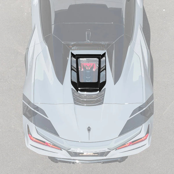 2020-Up Corvette C8 Convertible Rear Hatch Upper HTC Tonneau Window Inserts