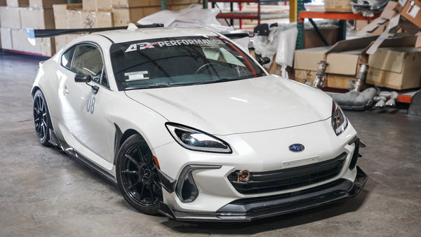 Subaru BRZ Carbon Fiber Front Bumper Canard Set 2022+