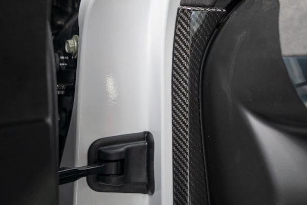 C8 Corvette Carbon Fiber Dashboard Door Sill Overlay