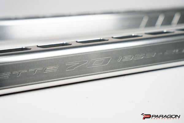 C8 Corvette Billet Strut Tower Support Bars - Raw and Unfinished