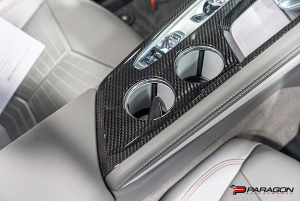 CCS 26+ C8 Corvette Carbon Fiber Center Console Trim Cover Kit