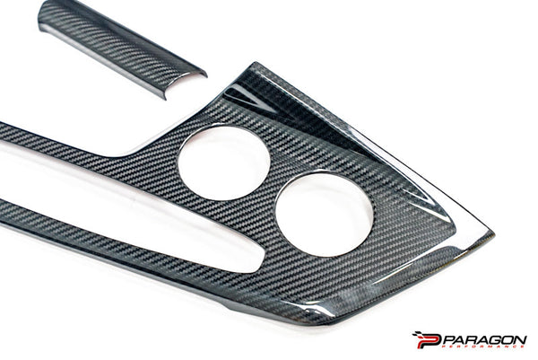 CCS 26+ C8 Corvette Carbon Fiber Center Console Trim Cover Kit