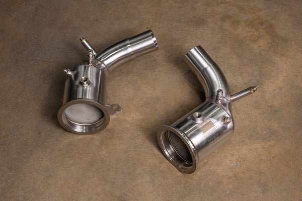 400 Cell Catted Down Pipes For Porsche 992 Turbo / Turbo S