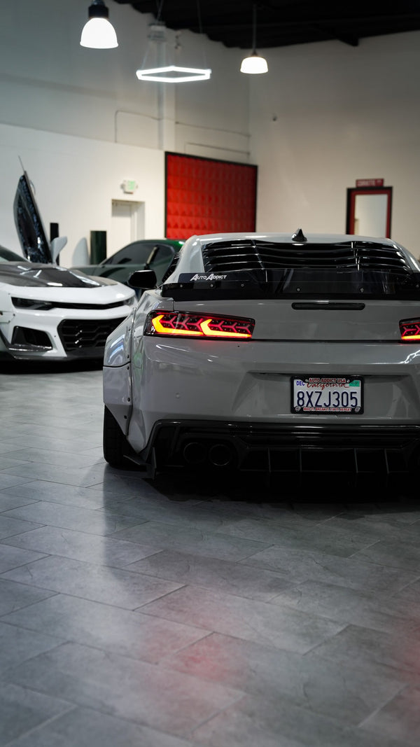 2016-2018 Chevy Camaro Smoke Stryker LED Taillights Sequential Turn Signals