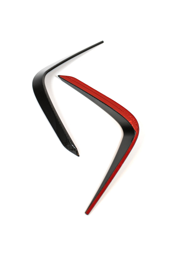 G8X Dry Carbon Fiber Front Bumper Trim