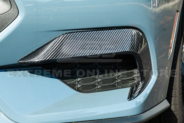 2024+Ford Mustang DRY CARBON FIBER Front Lower Side Grille