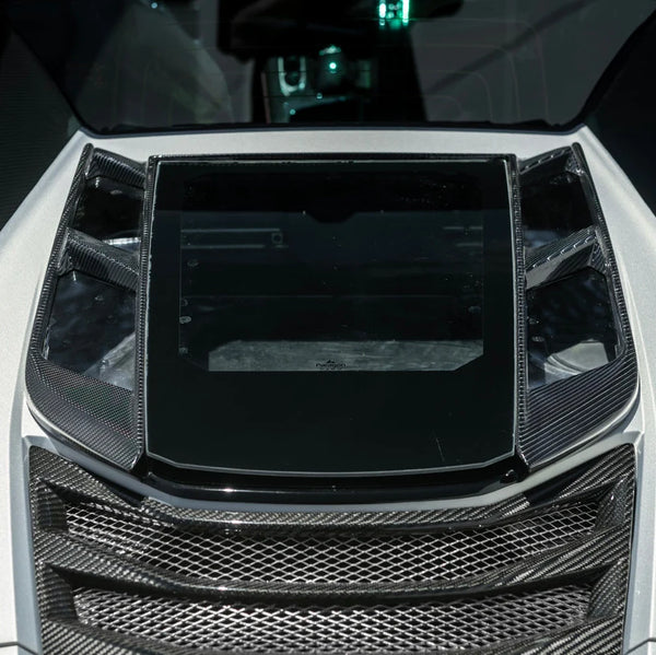 2020-Up Corvette C8 Convertible Rear Hatch Upper HTC Tonneau Window Inserts