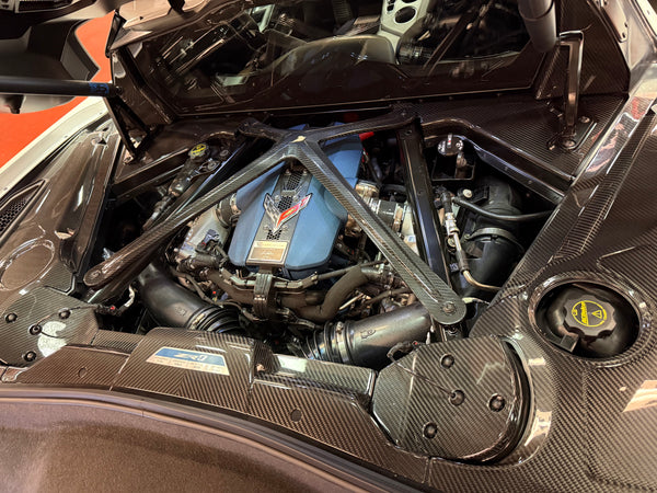 AGM C8 Corvette Carbon Fiber Ultimate Engine Bay Package