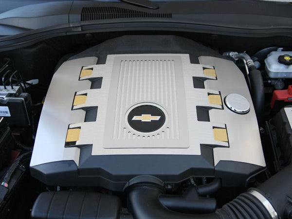 2010-2015 Camaro RS - Engine Shroud Cover V6 10Pc | Polished, Brushed, Gold Tone Stainless Steel