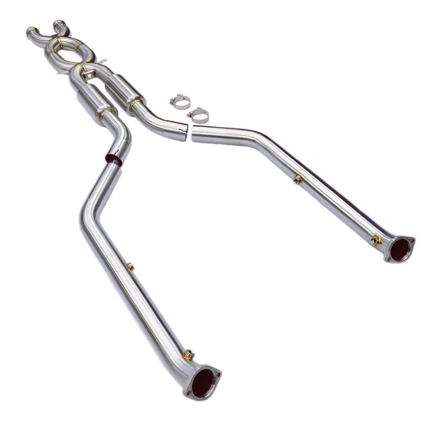 IRL E9x Double X Pipe