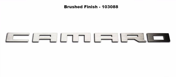 2016-2020 Camaro SS - CAMARO Fuel Rail Letters | Stainless Steel, Choose Finish