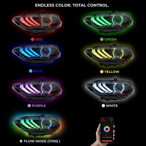 Ford Mustang Flow Series DRL Boards (2018-2023)