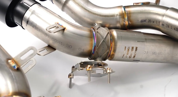 Milltek Valved Cat Back System With 80MM For Z06 - Black Tips