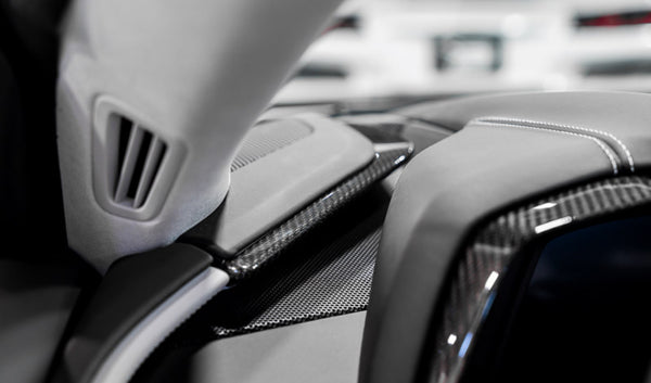 C8 Corvette Carbon Fiber 3PC Upper Dashboard Trim