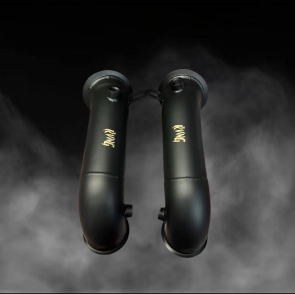 Rvng (F90,F91,F92,F93) M5 & M8 S63 High Temp Cerkote 3” Downpipes