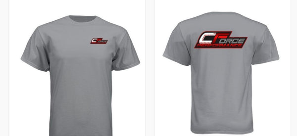 CForce Performance Grey Hanes ComfortSoft® Cotton T-Shirt