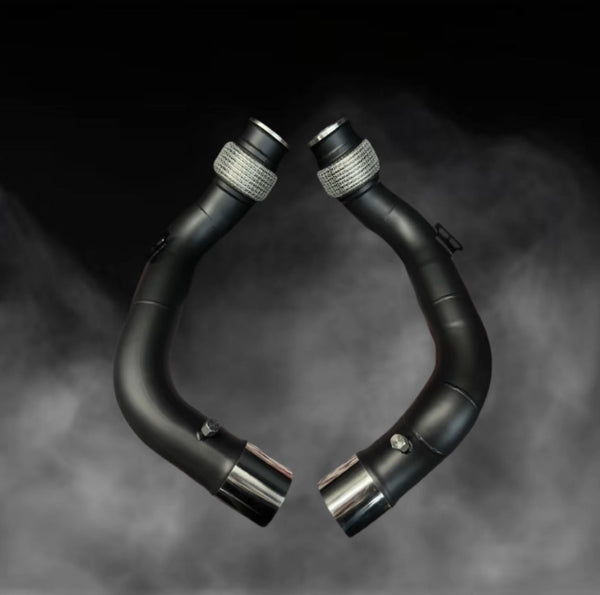 Rvng (F90,F91,F92,F93) M5 & M8 S63 High Temp Cerkote 3” Downpipes