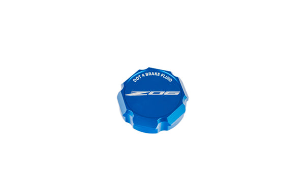 C8 "Corvette Flag" “Z06” "Paragon" “Z51” “ERay” “Corvette” Billet DOT 4 Brake Fluid Cap Cover - Black, Blue or Red