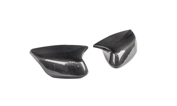 C8 Corvette Carbon Fiber Mirror Overlays - BMW M style