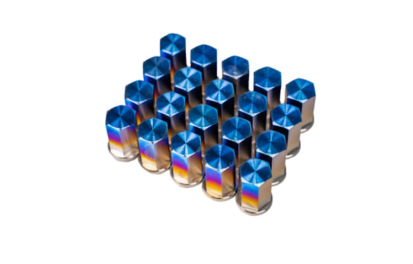 Paragon Performance Titanium Black or Burnt Blue C8 Corvette Lug Nuts - M14X1.5