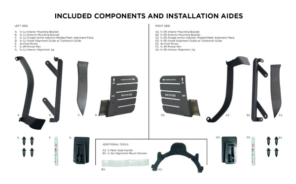 Scrape Armor Side Radiator Guards - Corvette C8 Z06 / E-Ray