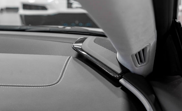 C8 Corvette Carbon Fiber 3PC Upper Dashboard Trim