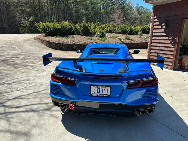 Verus Engineering C8R Rear Wing Kit - C8 Corvette Coupe or Convertible