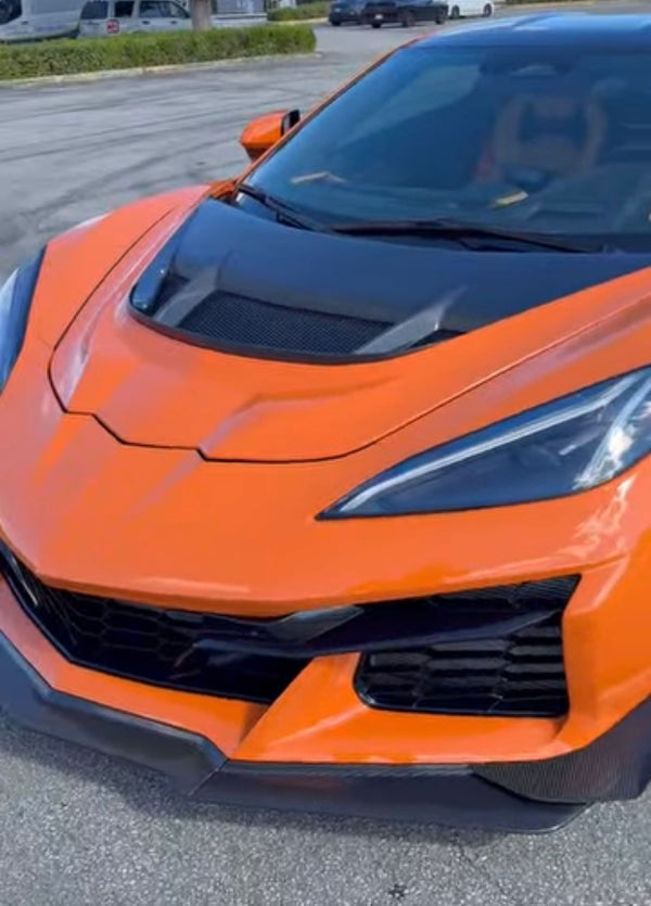C8 Corvette ZR1 Double Sided Carbon Fiber Hood
