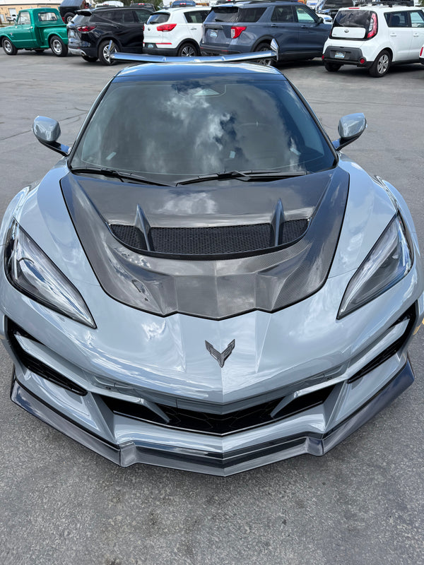 C8 Corvette ZR1 Double Sided Carbon Fiber Hood