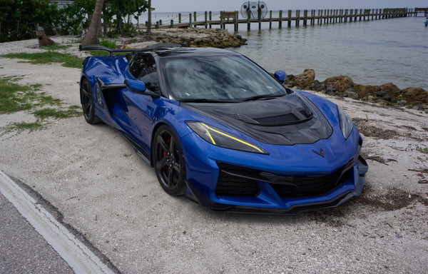 C8 Corvette ZR1 Double Sided Carbon Fiber Hood