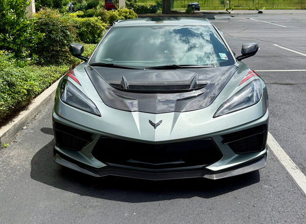 C8 Corvette ZR1 Double Sided Carbon Fiber Hood