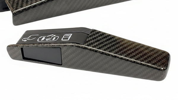 AGM C8 Corvette Carbon Fiber Emergency Door Release Covers (All Models)