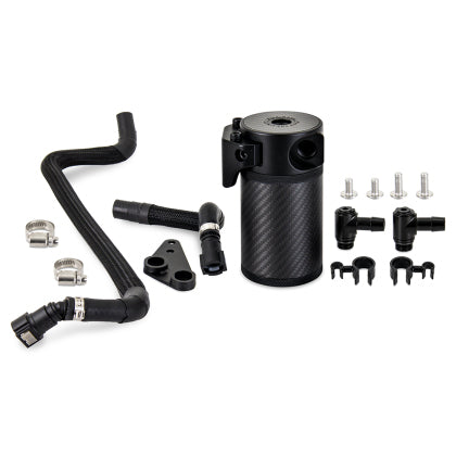 Mishimoto 2020+ Chevrolet Corvette C8 Baffled Oil Catch Can Kit (PCV Side) - Black or Carbon Fiber